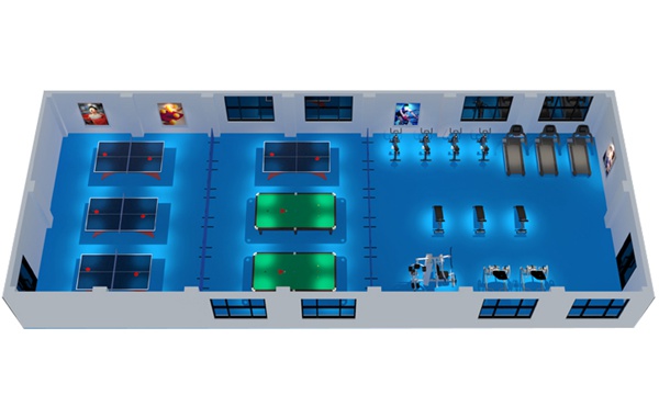200平方健身房配置方案-广西mk体育健身器材有限公司