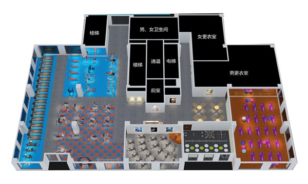1500平方健身房配置方案-广西mk体育体育健身器材有限公司 1500平方健身房配置方案-广西mk体育体育健身器材有限公司