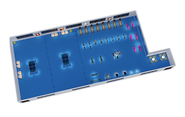 150平方健身房配置方案-广西mk体育体育健身器材有限公司